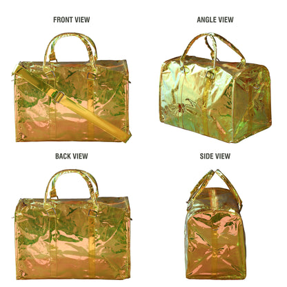 VOYAGER PARIS S’ENTRAÎNER HOLOGRAPHIC DUFFLE BAG